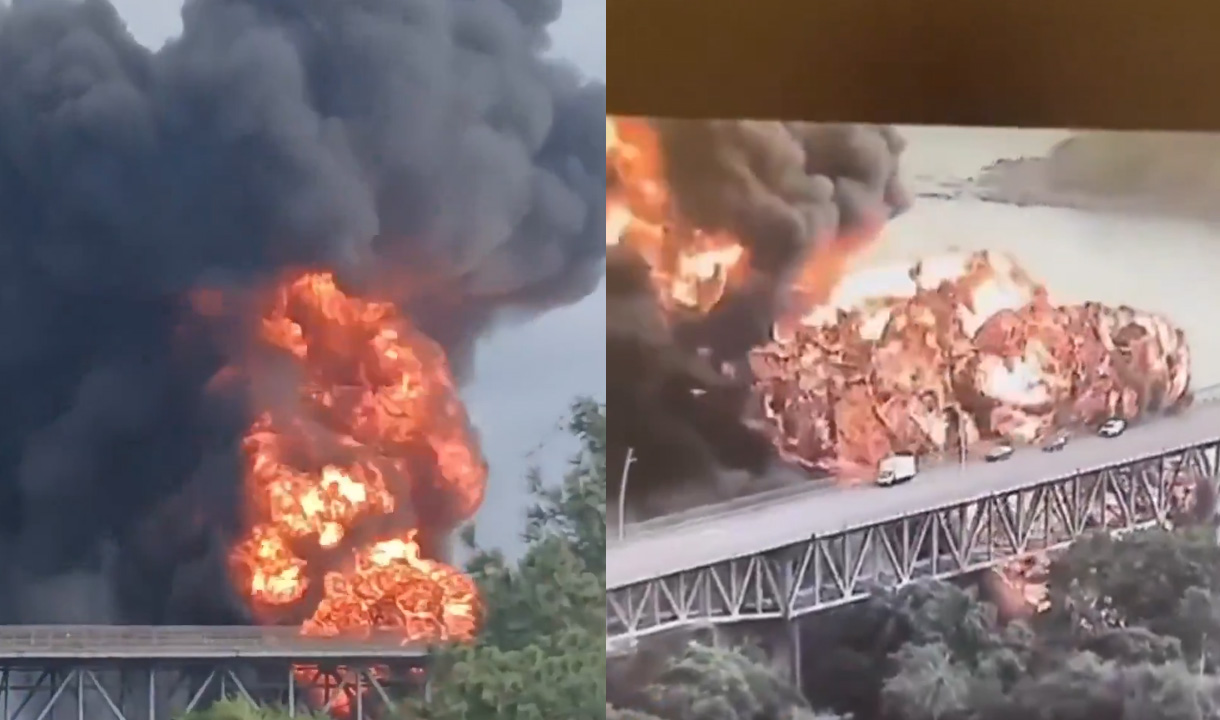 Satu Tewas dalam Ledakan Tanker Jembatan Amerika Panama